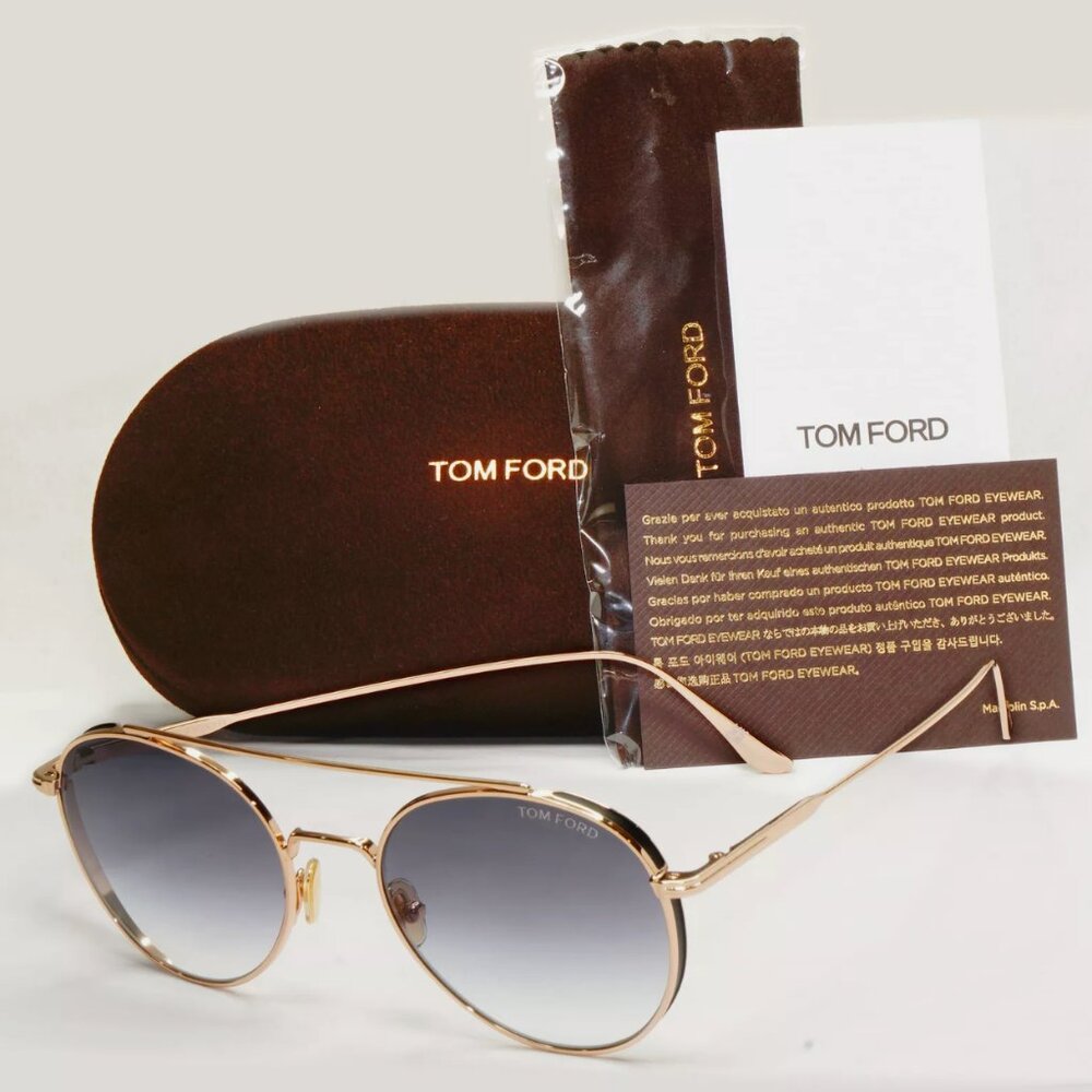 Tom Ford Round Metal Sunglasses